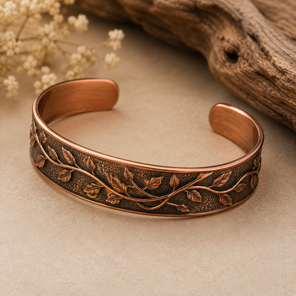 Westmerry® Botanical Vine Copper Cuff Bracelet